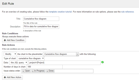 Adding data to a cumulative flow diagram